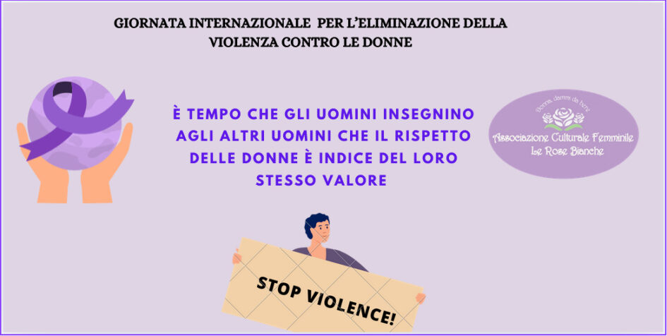 Liberiamo l'umanità dalla                     violenza sulle donne